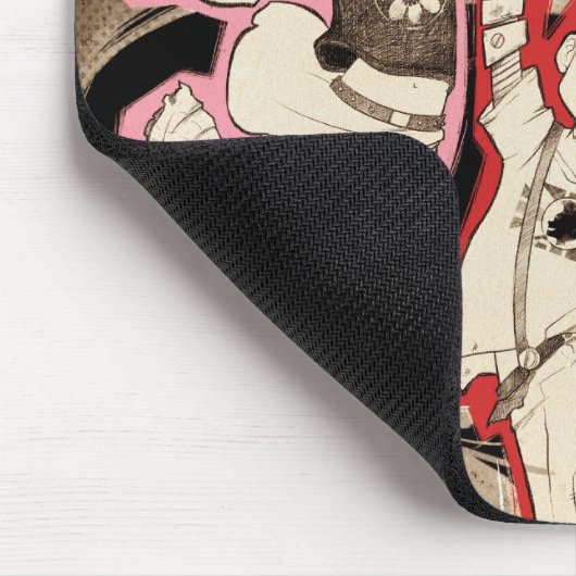 4 kleine Monster - Gruppe Mousepad (Ecke)