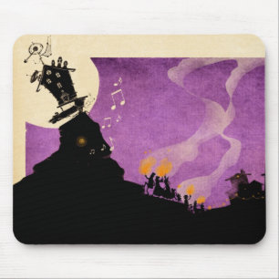 4 kleine Monster - Halloween-Nacht Mousepad