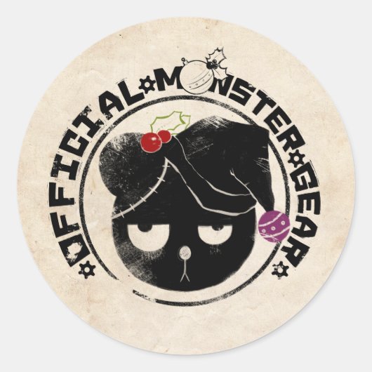 4 Kleine Monster - Michael Holiday Logo Runder Aufkleber (Vorderseite)