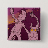 4 kleine Monster - Nachtmusik Button (Vorderseite)