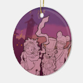 4 kleine Monster - Nachtmusik Keramikornament (Links)