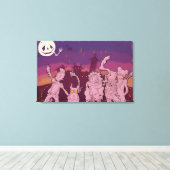 4 Kleine Monster - Nachtmusik Leinwanddruck (Insitu (Holzboden))