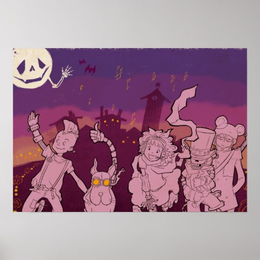 4 Kleine Monster - Nachtmusik Poster (Vorne)