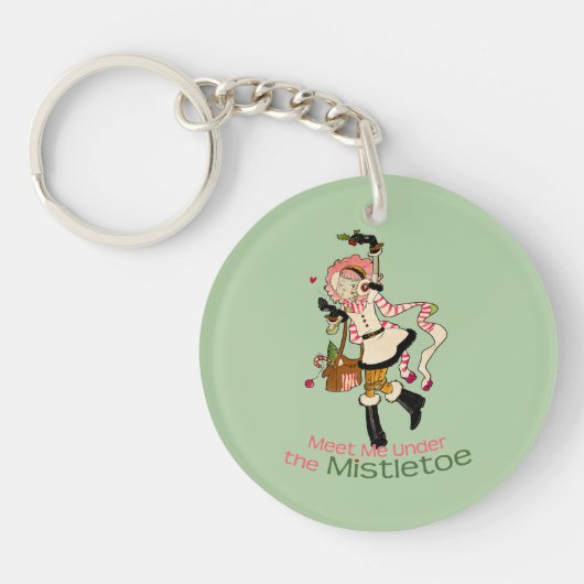 4 kleine Monster - Nessa Feiertag Schlüsselanhänger (Vorderseite)