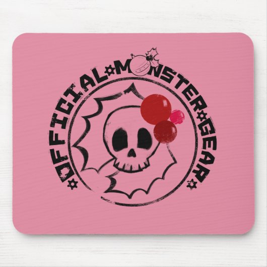 4 kleine Monster - Nessa Feiertags-Logo Mousepad (Vorne)