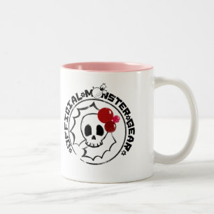4 kleine Monster - Nessa Feiertags-Logo Zweifarbige Tasse