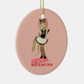 4 kleine Monster - Nessa Keramik Ornament (Rechts)