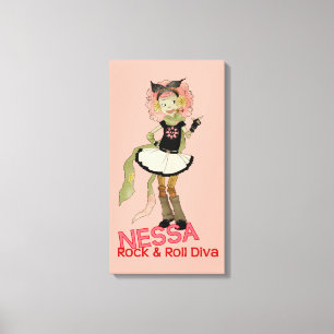 4 Kleine Monster - Nessa Leinwanddruck