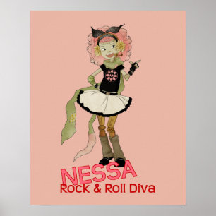4 Kleine Monster - Nessa Poster