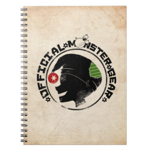 4 kleine Monster - Nigel-Feiertags-Logo 2 Notizblock