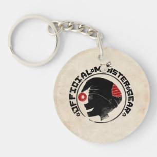 4 kleine Monster - Nigel-Feiertags-Logo Schlüsselanhänger