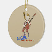 4 kleine Monster - Nigel Keramikornament (Links)