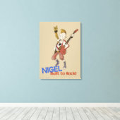 4 Kleine Monster - Nigel Leinwanddruck (Insitu (Holzboden))