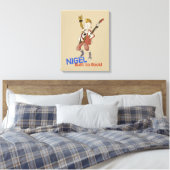 4 Kleine Monster - Nigel Leinwanddruck (Insitu (Schlafzimmer))