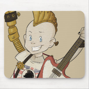 4 kleine Monster - Nigel Mousepad