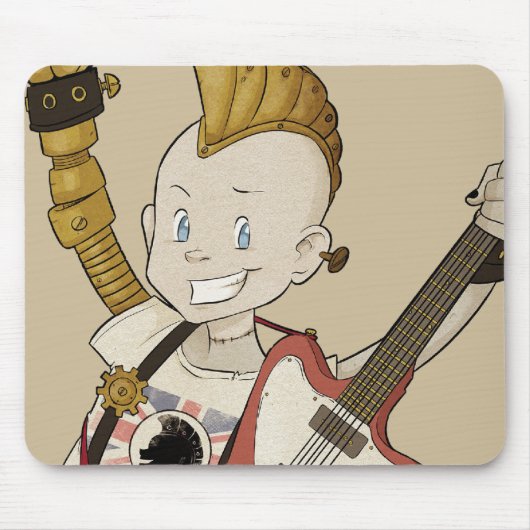 4 kleine Monster - Nigel Mousepad (Vorne)