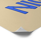 4 Kleine Monster - Nigel Poster (Ecke)