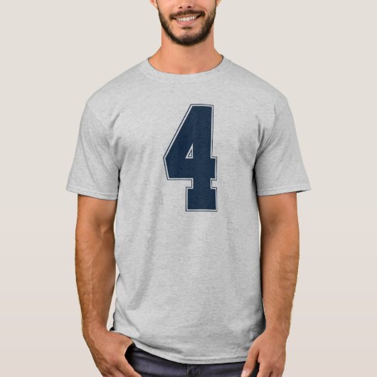 4 Kontur Dallas (blau) T-Shirt (Vorderseite)
