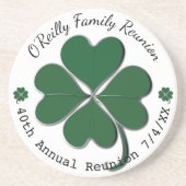 4 Leaf Clover Family Wiedersehen Getränkeuntersetzer (Vorne)