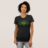 4 Leaf Clover - hell - Happy St. Patrick's Day T-Shirt (Vorne ganz)