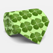 4 Leaf Clover Kleeblatt Krawatte (Gerollt)