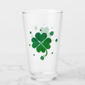 4 Leaf Clover St. Patrick's Day Glas (Rückseite)