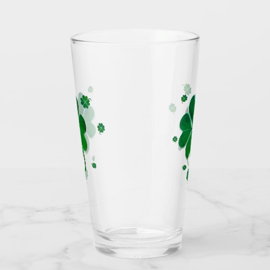 4 Leaf Clover St. Patrick's Day Glas (Rechts)