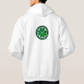 4 Leaf Clover St. Patrick's Day Hoodie (Rückseite)