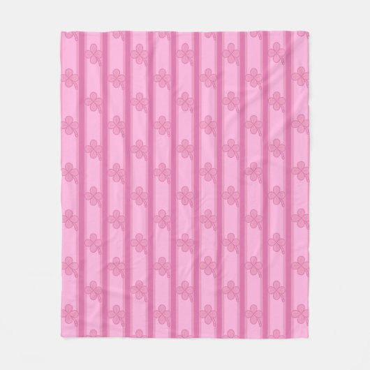 4 Leaf Klee Fleecedecke (Vorderseite)