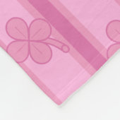 4 Leaf Klee Fleecedecke (Ecke)