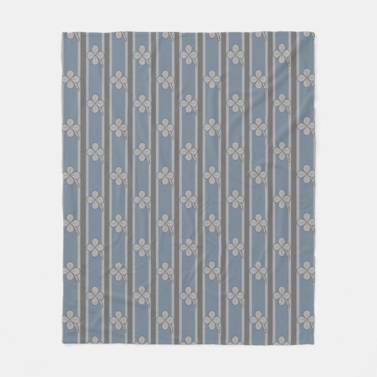 4 Leaf Klee Fleecedecke (Vorderseite)