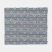 4 Leaf Klee Fleecedecke (Vorderseite (Horizontal))