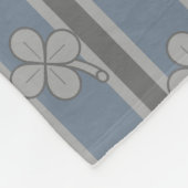 4 Leaf Klee Fleecedecke (Ecke)