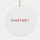 4 Leaf Klee Keramikornament (Hinten)