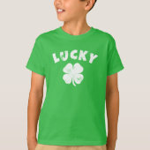 4 Leaf Lucky Clover St. Patrick's Day T - Shirt (Vorderseite)