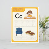 4 Learn To Spell Letter C Teacher Home Schooling (Stehend Vorderseite)