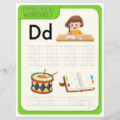 4 Learn To Spell Letter D Teacher Home Schooling (Vorderseite)