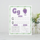 4 Learn To Spell Letter G Teacher Home Schooling (Stehend Vorderseite)