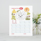 4 Learn To Spell Letter L Teacher Home Schooling (Stehend Vorderseite)