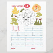 4 Learn To Spell Letter L Teacher Home Schooling (Vorderseite)