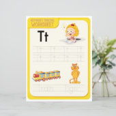 4 Learn To Spell Letter T Teacher Home Schooling (Stehend Vorderseite)