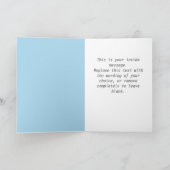 4 Letter Name Happy Birthday Card Karte (Innenseite)