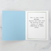 4 Letter Name Happy Birthday Rabbits Karte (Innenseite)