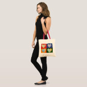 4 Liebe Herz Art Inspiration Tote Tasche (Vorderseite (Model))