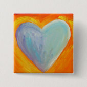 4 Liebe Hört Kunstmalerei Lapelstift oder Tasten Button (Vorderseite)