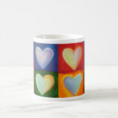 4 Lieben Kunst  Kaffeemaschine Tasse (Mittel)