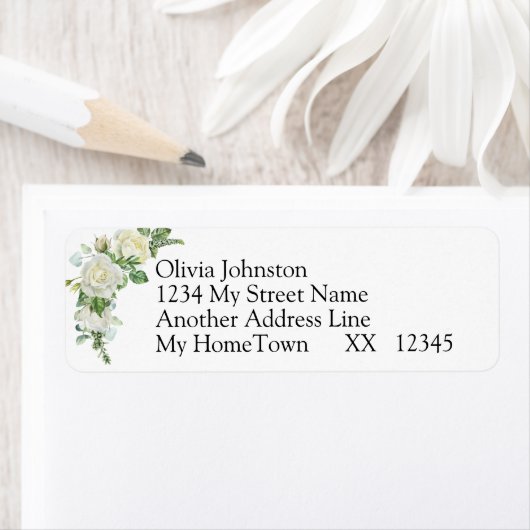 4 Line-Rücksendeadresse auf weiß (Insitu)