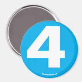4-Magnet Magnet (Vorderseite/Rückseite)