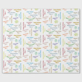 4. Mai: Geschenkpapier (Flach)