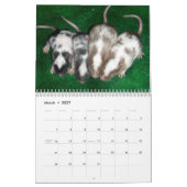 4 Mäuse, die für ein Baby geeignet sind Kalender (Mär 2027)